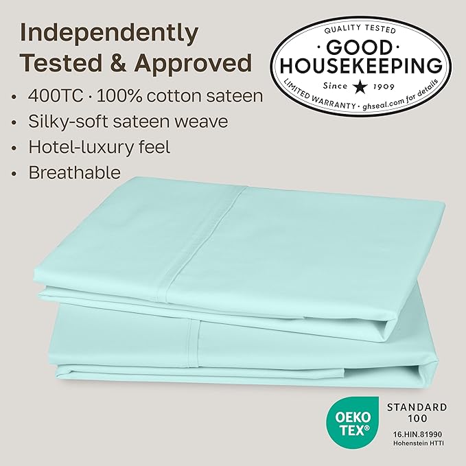 California Design Den Standard Queen Size Pillowcase Set - Image 2