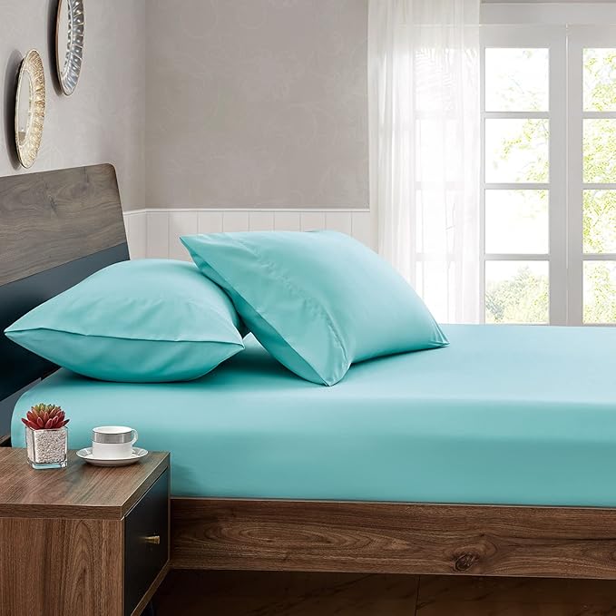 FreshCulture Twin Fitted Sheets, Bulk Pack of 6, Deep Pocket, Soft Microfiber - Image 6