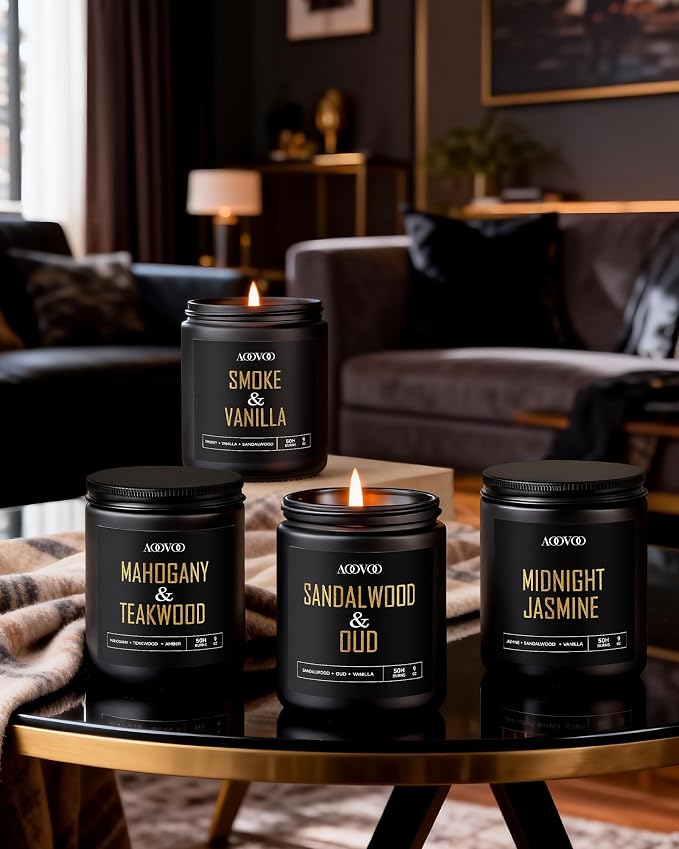 AOOVOO Scented Candles for Men - Image 2
