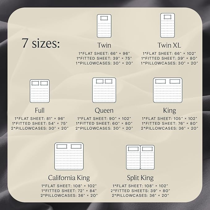 LuxClub 5 PC Split King Sheet Set Sheets Deep Pockets 18" Eco Friendly Wrinkle - Image 4
