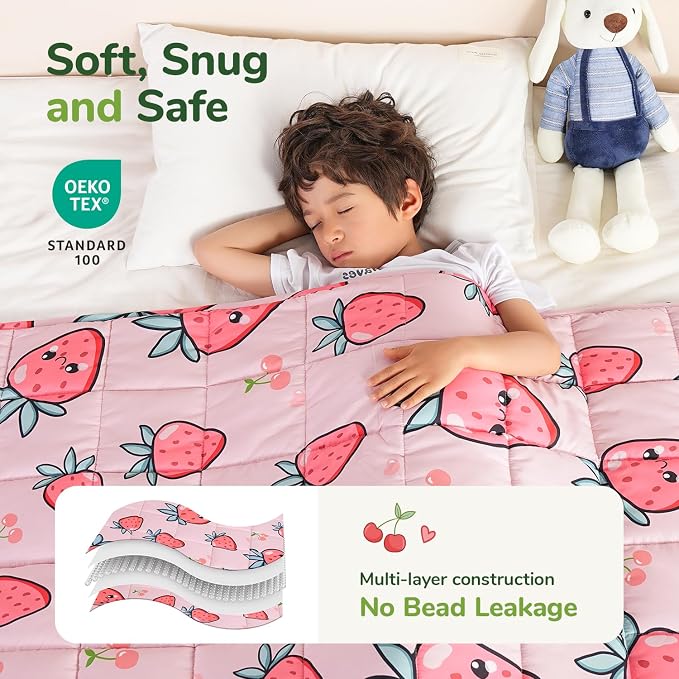 Sivio Weighted Blanket 3lbs, Small Cooling Heavy Blankets, Soft Breathable - Image 3