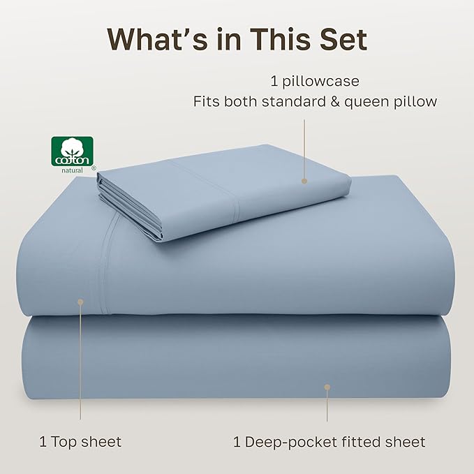 California Design Den Twin Sheet Set - Image 4