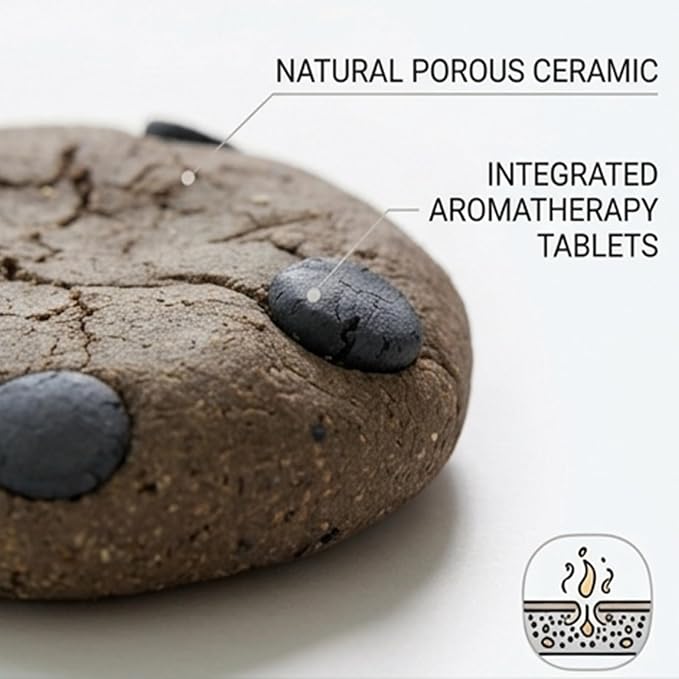 Handmade Ceramic Cookie Shape Passive Diffuser - Image 2