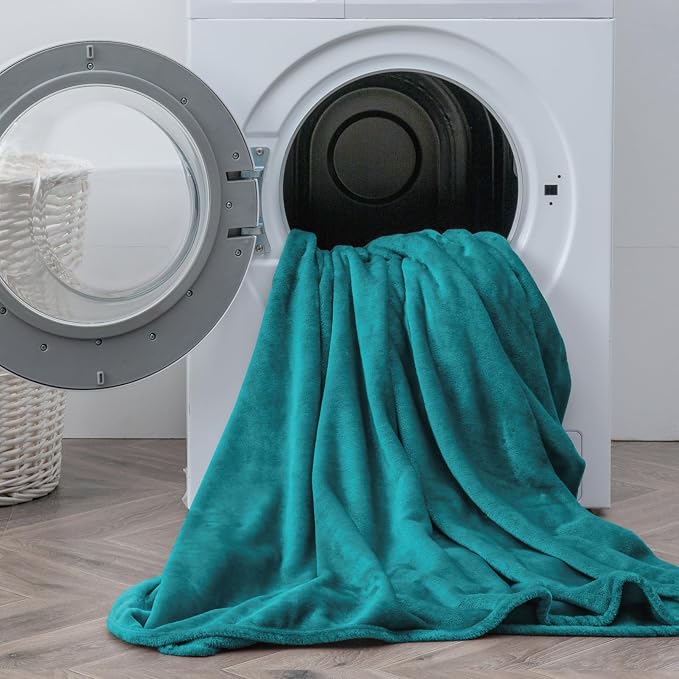 BEDELITE Flannel Sheets Queen Size Teal - Image 8