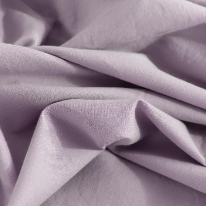 NEXHOME PRO Duvet Cover Set 100% Washed Cotton Oversized Queen 98"x98" - Image 9