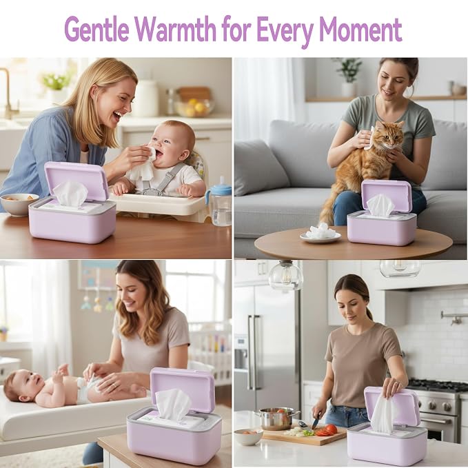 Chefhandy Wipe Warmer with Adjustable Temperature, Silent Heating & Large - Image 3