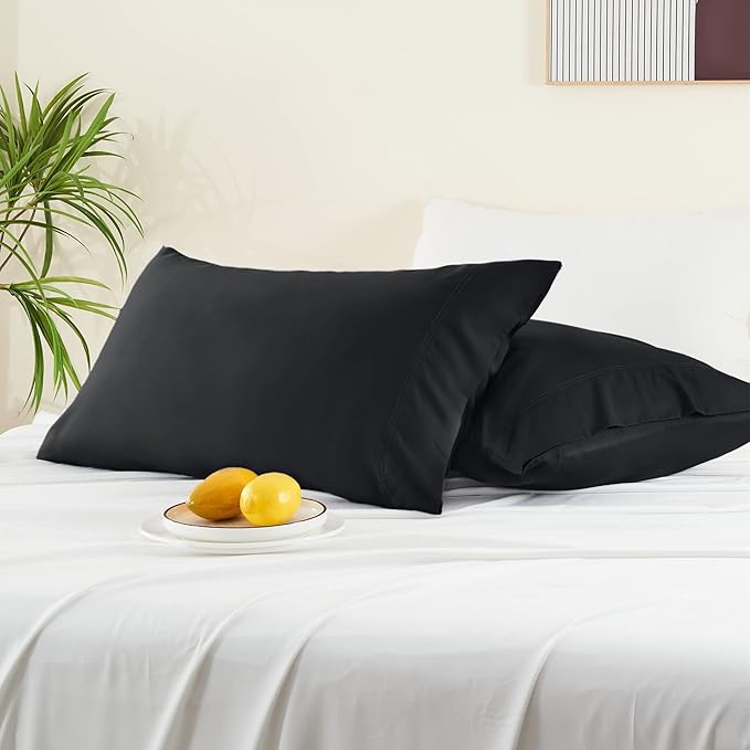 BEDELITE Pillow Cases Queen Size Set of 2, Rayon Derived from Bamboo, Cooling - Image 7