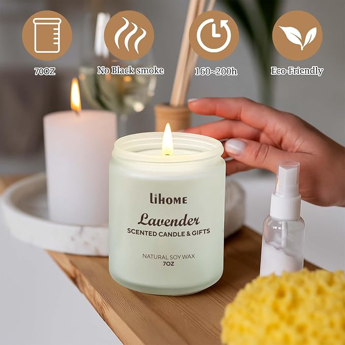 Candles Gifts for Women, Natural Soy Wax Candle for Home Scented Perfect for - Image 4