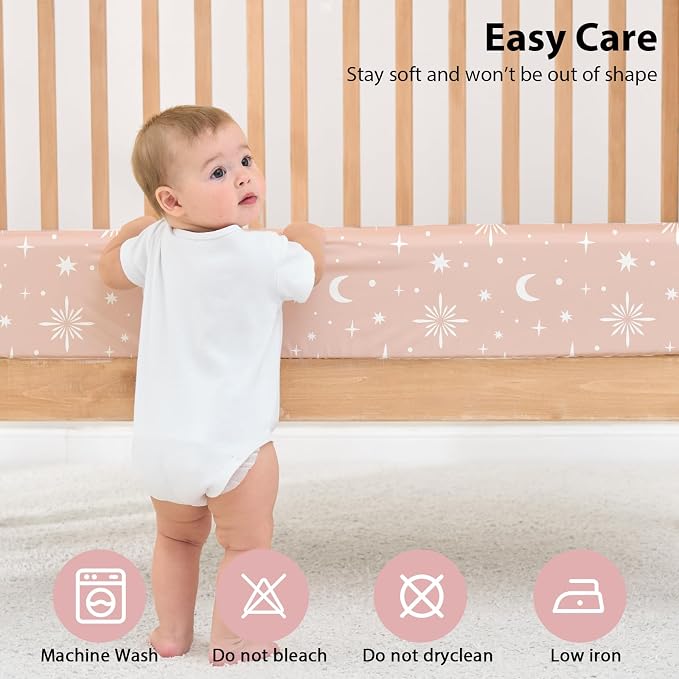 Baby Crib Sheets Girl, 3 Pack Toddler Bed Sheets Fit - Image 7