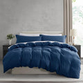 Nestl Navy Blue Duvet Cover Full Size by Nestl