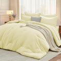 MUXHOMO 7 Pieces King Comforter Set, Soft Bed in a Bag King Size, All Season by MUXHOMO