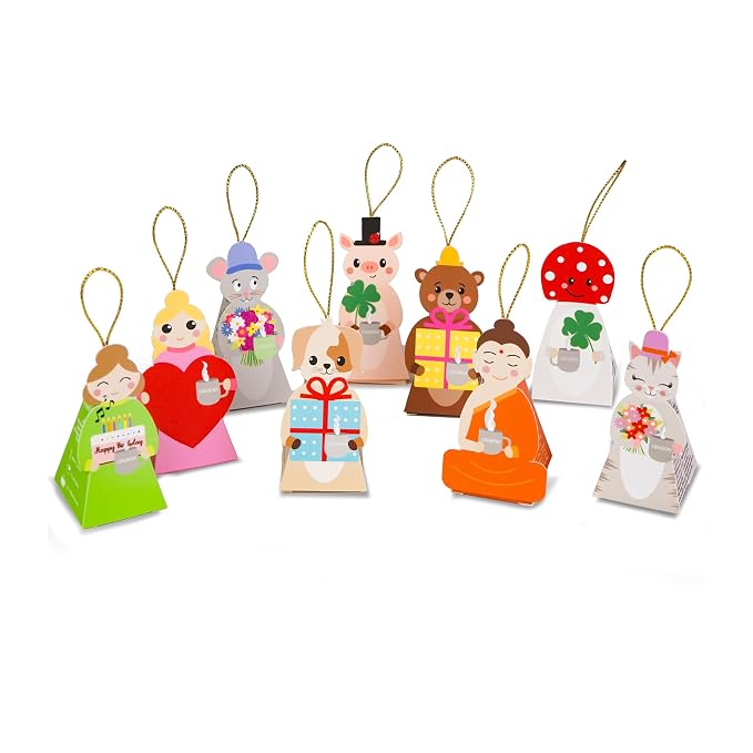 Creano Organic Herbal Tea Gift Set ‘Tea Lovers’ – 9 pyramid tea bags in 9 cute - Image 9