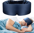 Nature Silk Sleeping Mask Soft Featherweight Eye Mask Large Wrap-Around by SOLZEK