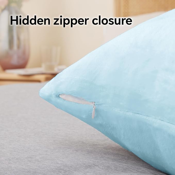 BEDELITE Flannel Pillowcases Standard Set of 2, Super Soft Fleece Pillow Case - Image 6