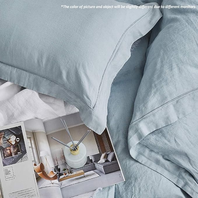 Simple&Opulence 100% Linen Duvet Cover Set - Image 7