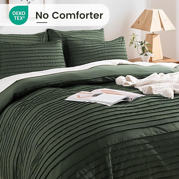 NEXHOME PRO Duvet Cover King, 3 Pieces Boho Tufted Duvet Cover Set, Soft and - Image 3