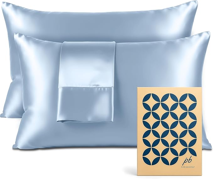 Pure Bedding Satin Pillowcase 2 Pack by PureBedding