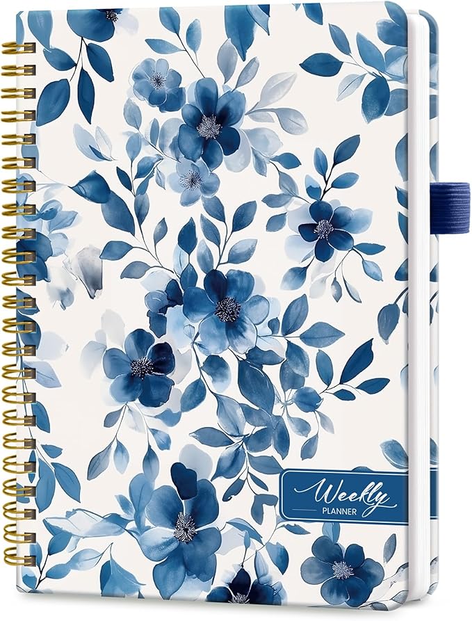 Undated Weekly Planner, Weekly To Do List Notebook by Taja
