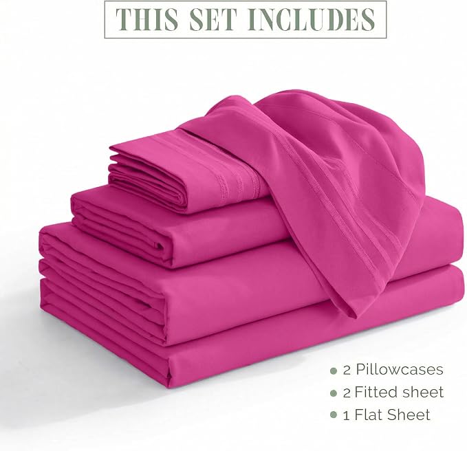 Elegant Comfort Luxurious 1500 Premium Hotel Quality Microfiber Three Line - Image 4