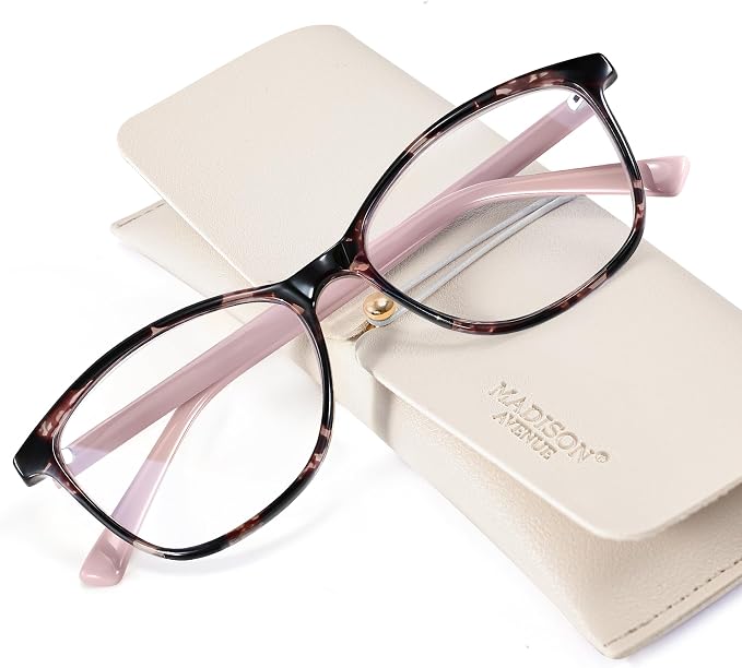 Madison Avenue Blue Light Blocking Glasses Anti Eyestrain UV Glare Blue Light by MadisonAvenue