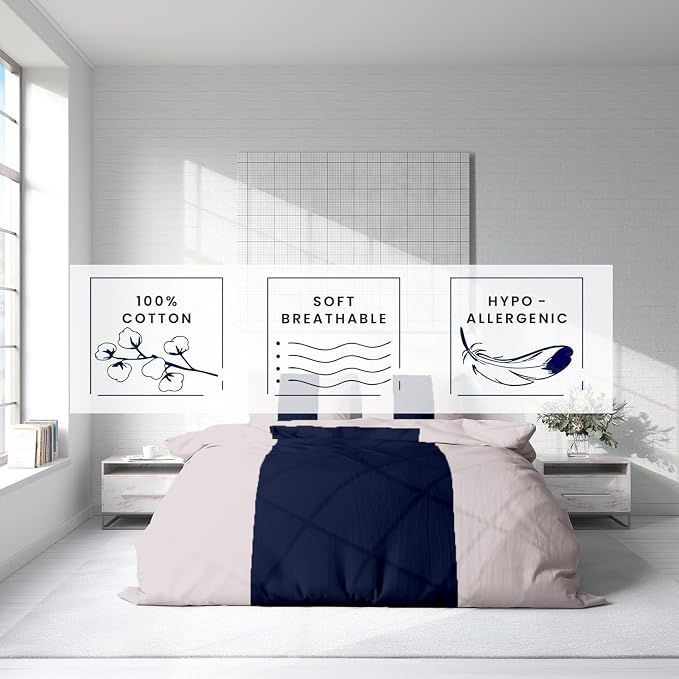Kotton Culture 1 Pc California King Size Duvet Cover Only -100% Egyptian Cotton - Image 5