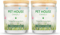 Pet House 9 oz Fresh Cut Grass Scented Candle, Clean Burning, Long Lasting by OneFurAll