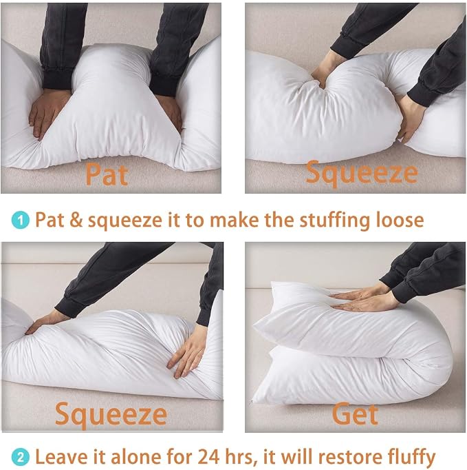 WhatsBedding Memory Foam Body Pillow - Image 6