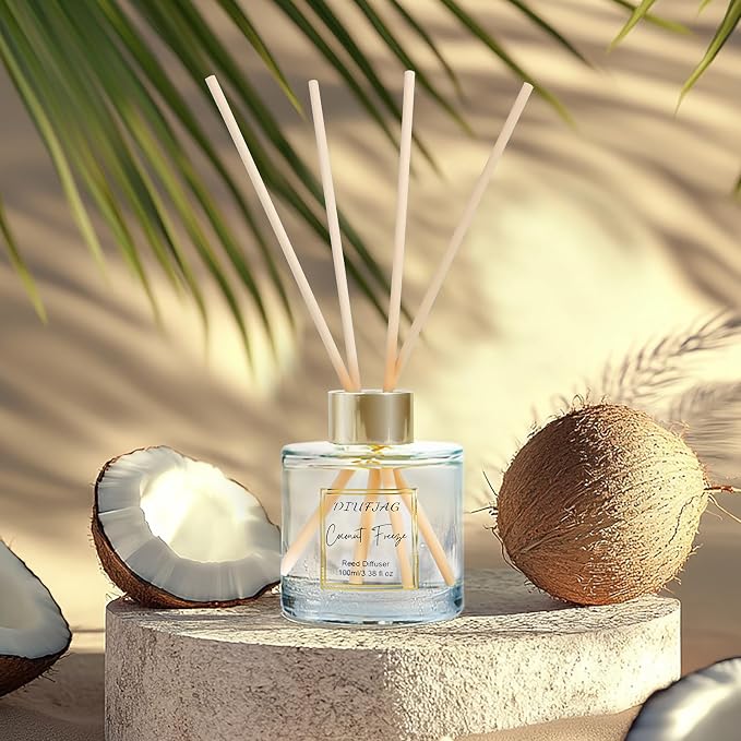 200ml Scent Diffuser with 6 Fiber Sticks, 6.76 oz Reed Diffuser Set - Image 4