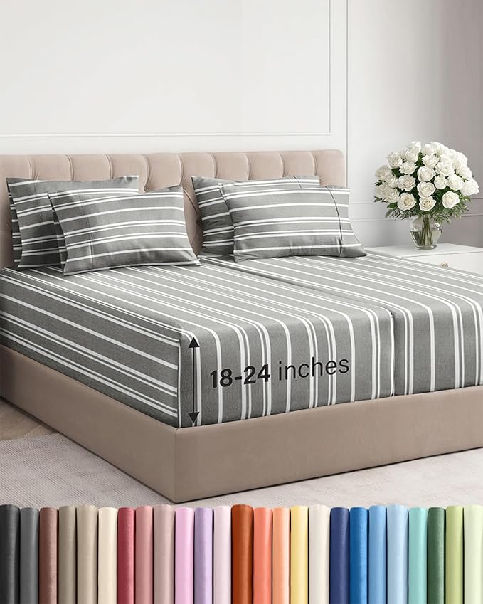 Extra Deep Split King Sheet Set by CGKUnlimited