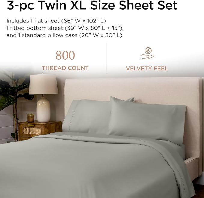 Threadmill Luxury 800 Thread Count 100% Cotton Sheets - Image 2