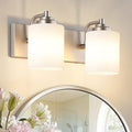 SOLFART Brushed Nickel 2 Light Vanity Lights by SOLFART