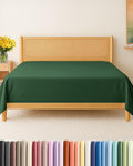 Twin XL Size Flat Sheet by CGKUnlimited