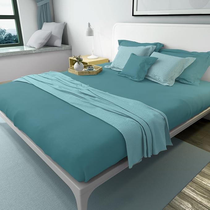 Lirex Twin Size Flat Sheet Only，Ultra Soft & Breathable Brushed 1800 - Image 6