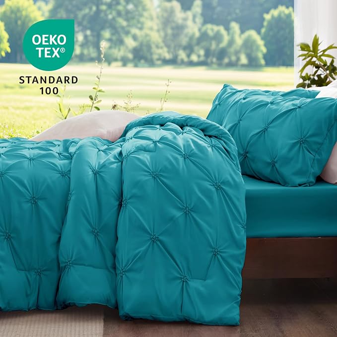 BEDELITE Teal Twin Comforter Set - Image 3