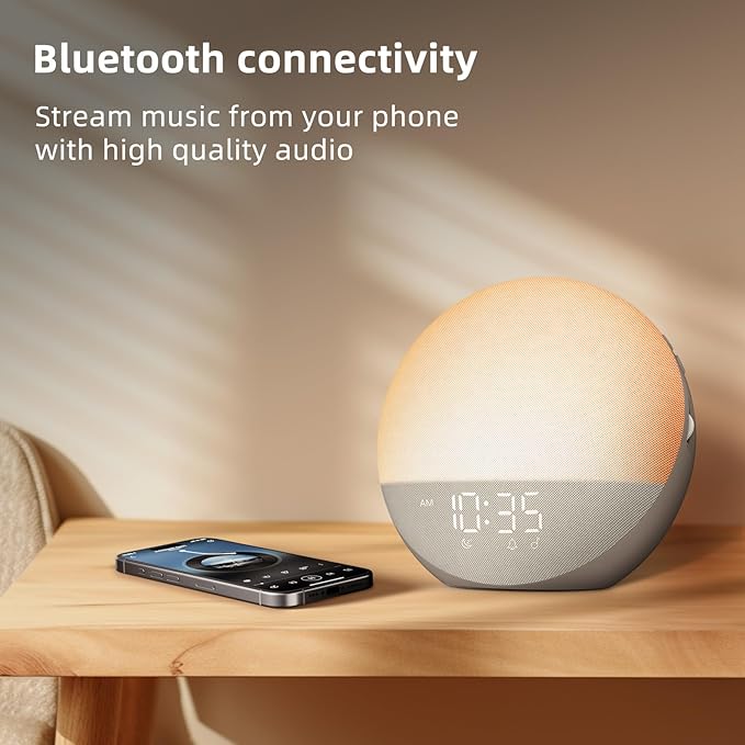 Sunrise Alarm Clock White Noise Machine: Natural Wake Up Light - Image 3