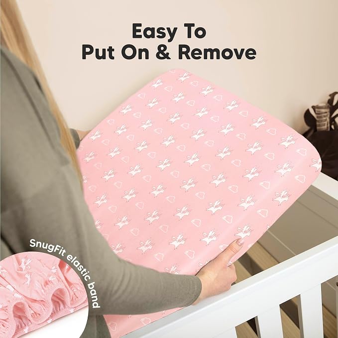 KeaBabies 2-Pack Organic Crib Sheets - Image 6