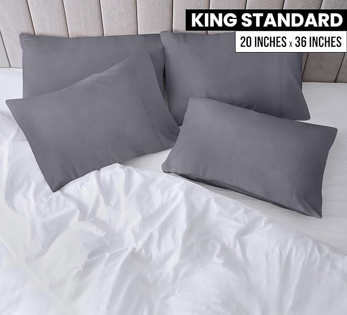 Utopia Bedding King Standard Pillow Cases - Image 2