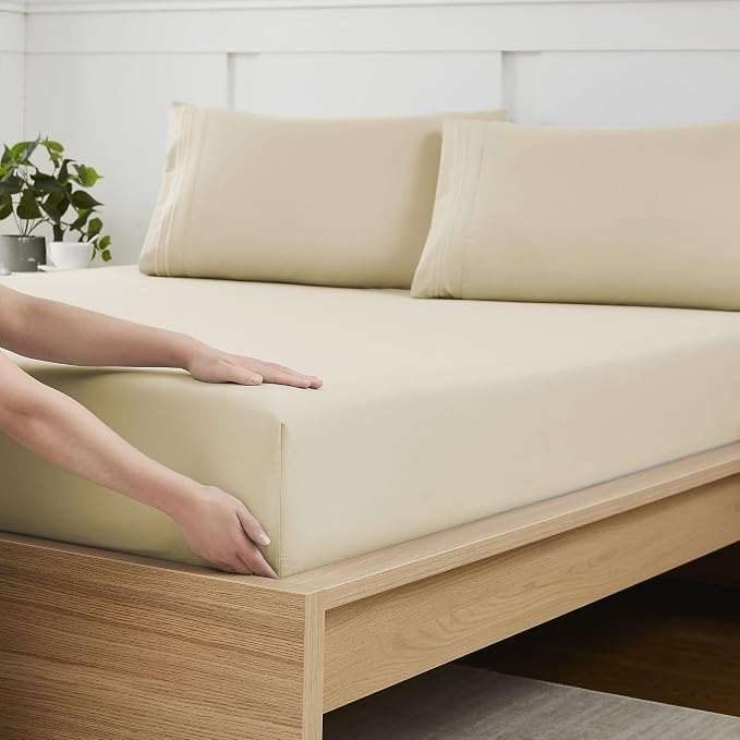 Full Size Fitted Sheet Only by SweetHomeCollection