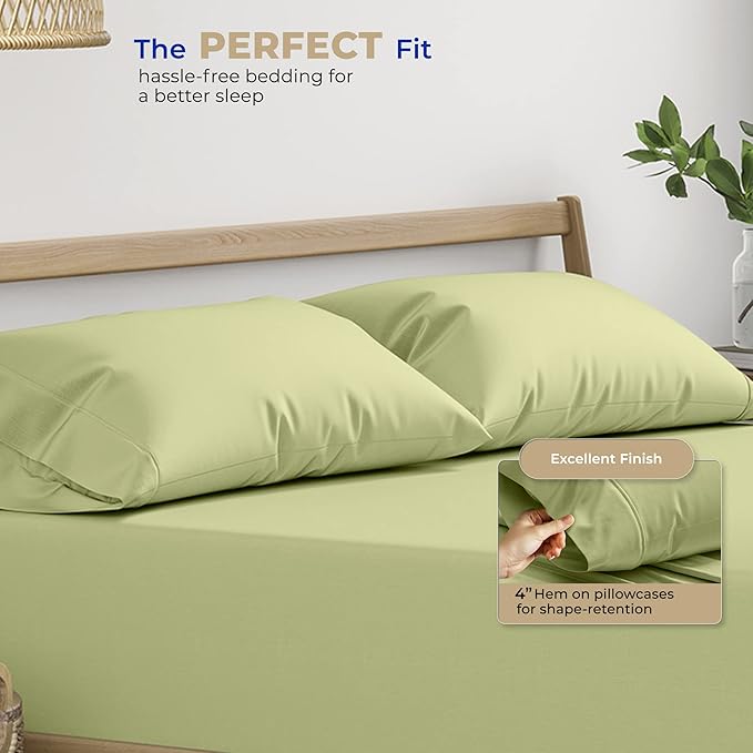 Thread Spread 100% Cotton Pillow Cases Queen Size Set of 2 - Image 4