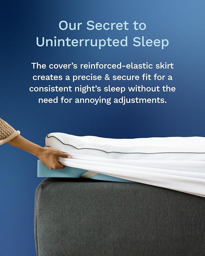 ViscoSoft 3 Inch Pillow Top Memory Foam Mattress Topper Twin - Image 6