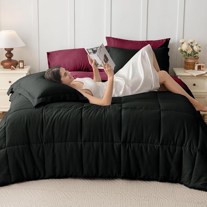 JOLLYVOGUE Twin XL Comforter Set, Ultra-Soft Bed in a Bag Twin XL Size 5 Pieces - Image 7