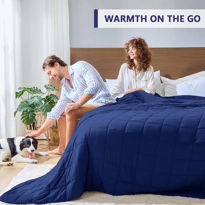Weighted Blanket for Adults Cooling Heavy Blanket for Sleeping Perfect for - Image 4