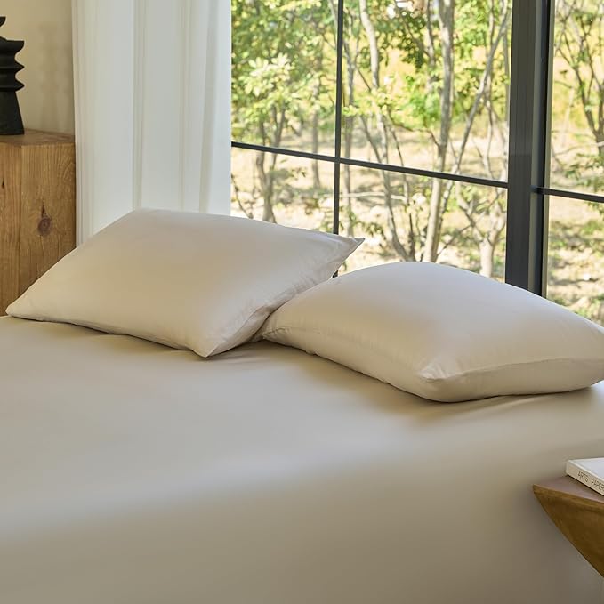 DOZ Pillowcase Set, 100% Viscose derived from Bamboo, Organically Grown by DOZ