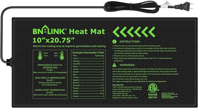 BN-LINK Durable Seedling Heat Mat by BN-LINK