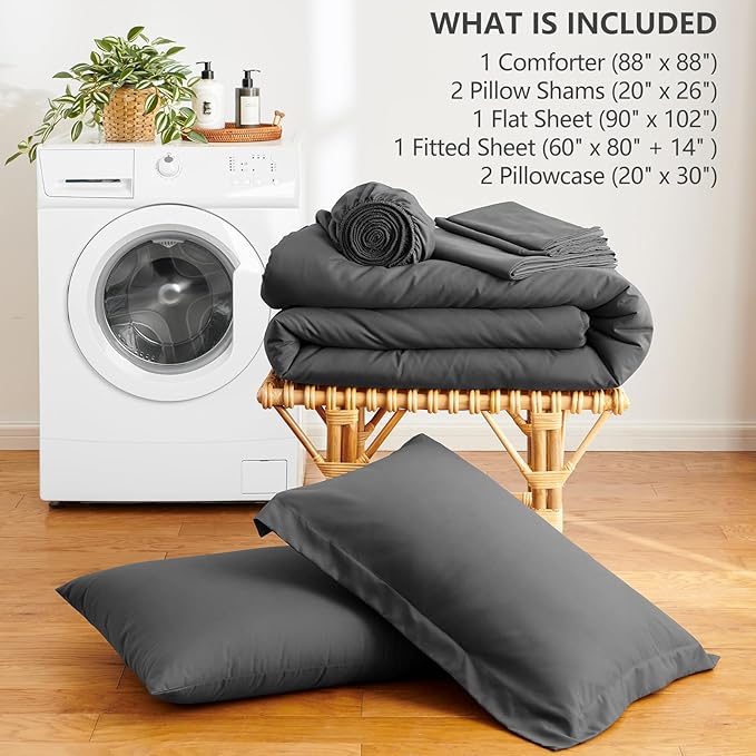 HIMEET Queen Comforter Set - Image 6