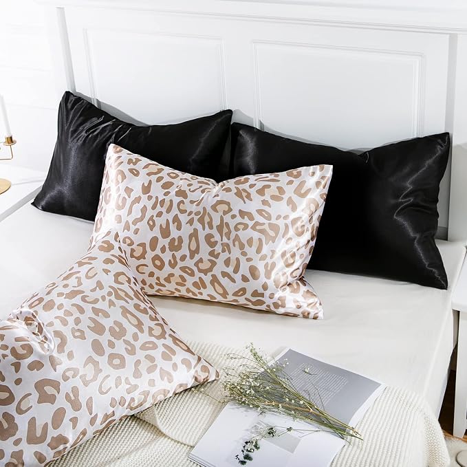 MR&HM Satin Pillowcase for Hair and Skin, Silk Satin Pillowcase 2 Pack - Image 5