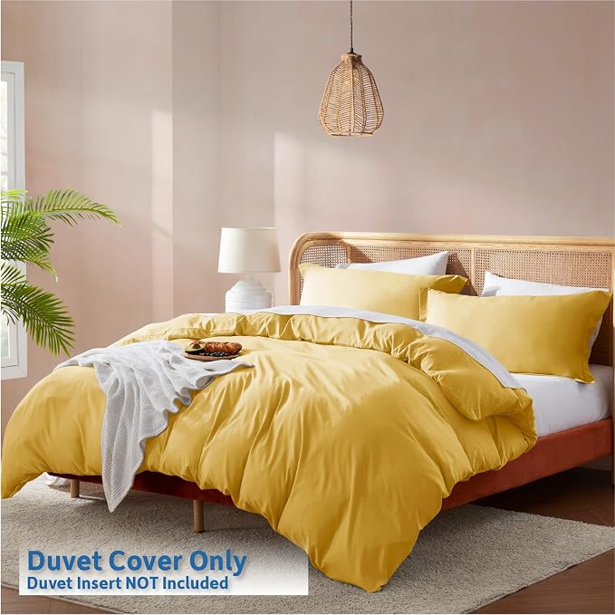 Nestl Yellow Duvet Cover Queen Size - Image 2