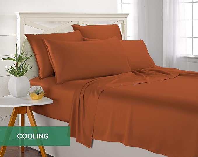 King Pillowcases by Pure Bamboo, Genuine 100% Organic Viscose Derived from - Image 5