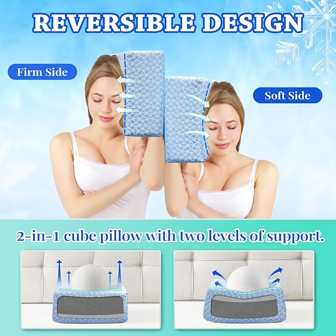 HARBOREST Cooling Cube Pillow - Image 4
