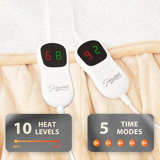Homemate Heated Electric Blanket King Size - Image 4